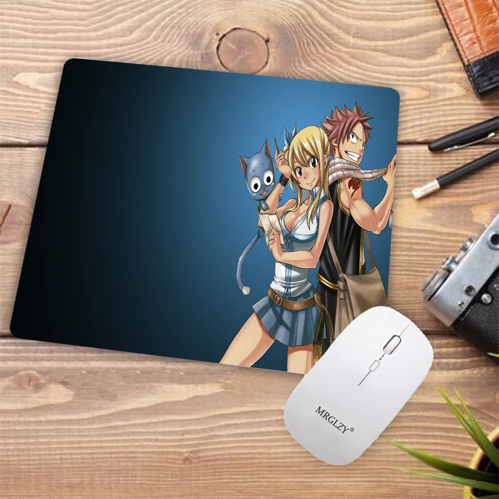 

Gamer Rug FAIRY TAIL Table Mat Cute Mouse Pad Computer Mat Mouse Gamer Desk Protector Desk Mat Table Anime Mouse Mats Rubber