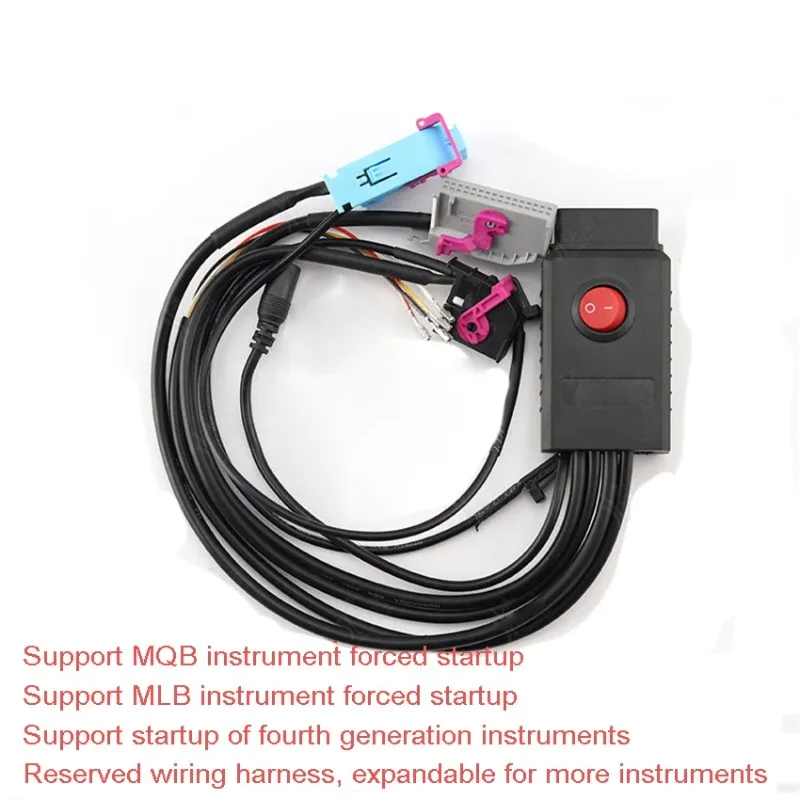 Used For Instrument Startup Wiring Harness MQB  Instrument Maintenance Lighting Test Platform 12V
