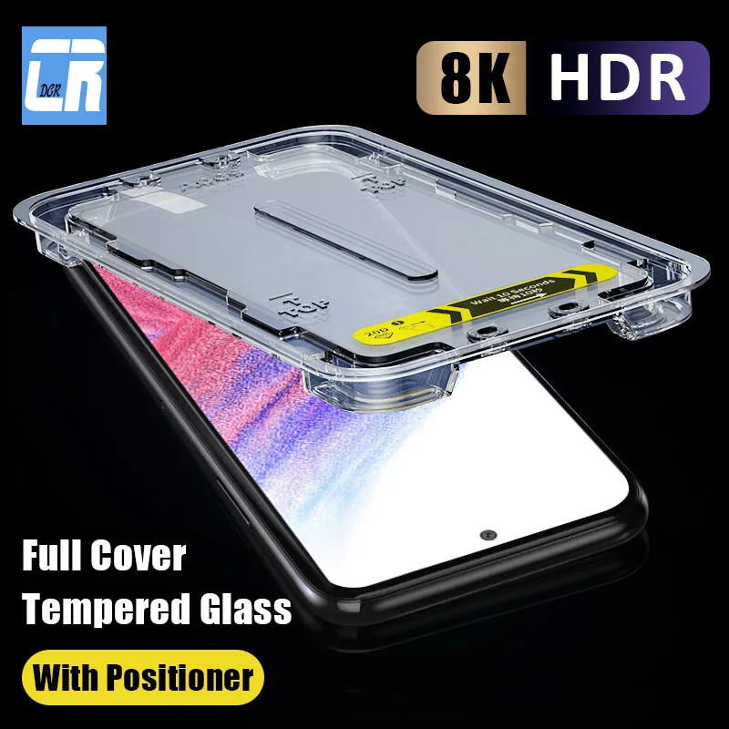 20D One-click Installation Tempered Glass For Samsung Galaxy A73 A53 A33 A23 A13 A72 A52S A32 A22 A71 A51 A31 Screen Protectors