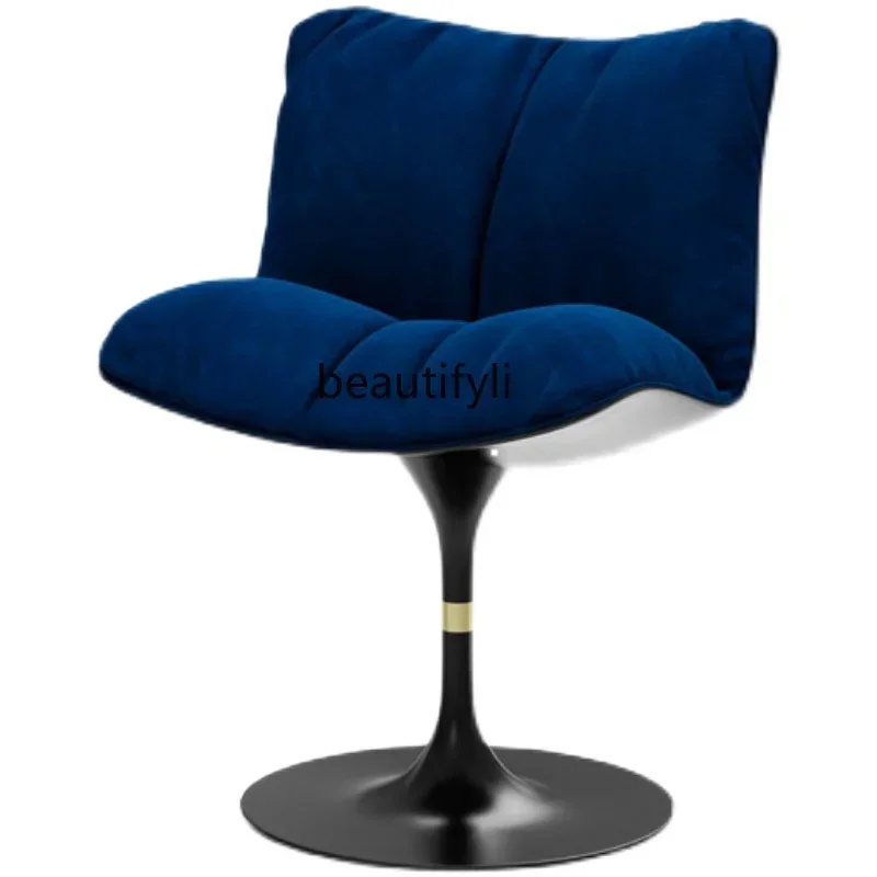 Designer Personality Simple Modern Armchair Shaped Rotating FRP Home Marilyn Dining Chair