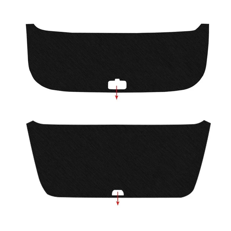 For ZEEKR X 009 2024-Present Car Anti-kick Carbon Trunk Pad Weather Dustproof Protect Tailgate Sticker Auto Accessories