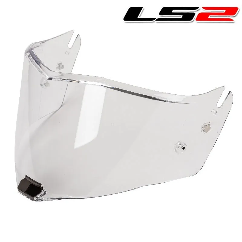 Visera para casco de motocicleta LS2 FF805 Original, cascos ls2 THUNDER, protector de lente dorado transparente con accesorios antiniebla para motocicleta