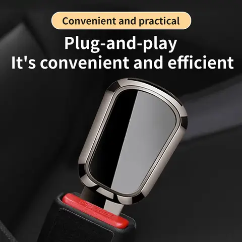 Universal Zinc Alloy Car Seat Belt Extender Clip Buckle – Safety Belt Extension Insert Lock for Comfortable Driving