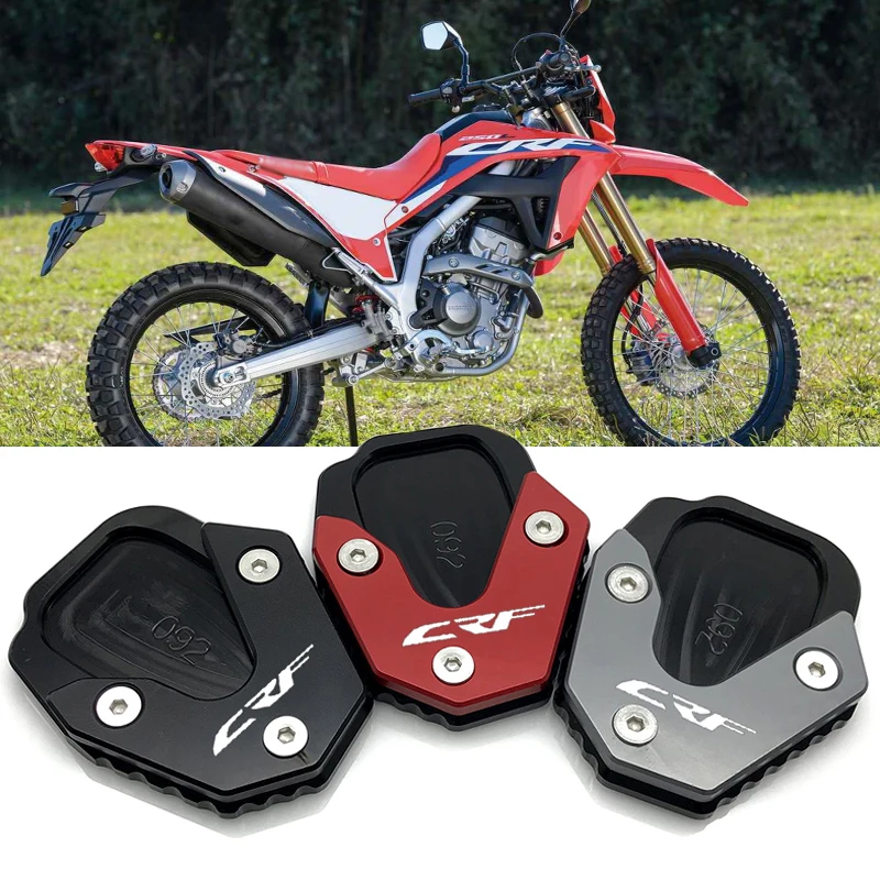 

Kickstand Enlarger Foot Side Stand Enlarge Extension Pad Shelf For Honda CRF300L CRF 300 L CRF300 Rally 2021 2022 Aluminum alloy