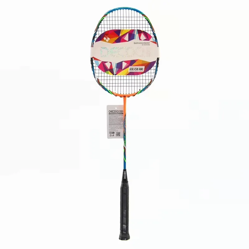 Carbon Fiber Badminton Racket Soft Hard Hardness Options Professional PU Grip Precision Power