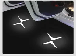 Led Car Door Welcome Light Laser Projector Lamps For Volvo XC60 XC90 S80 S60 S60L V60 V40 XC70 S90 R DESIGN Accessories Decor