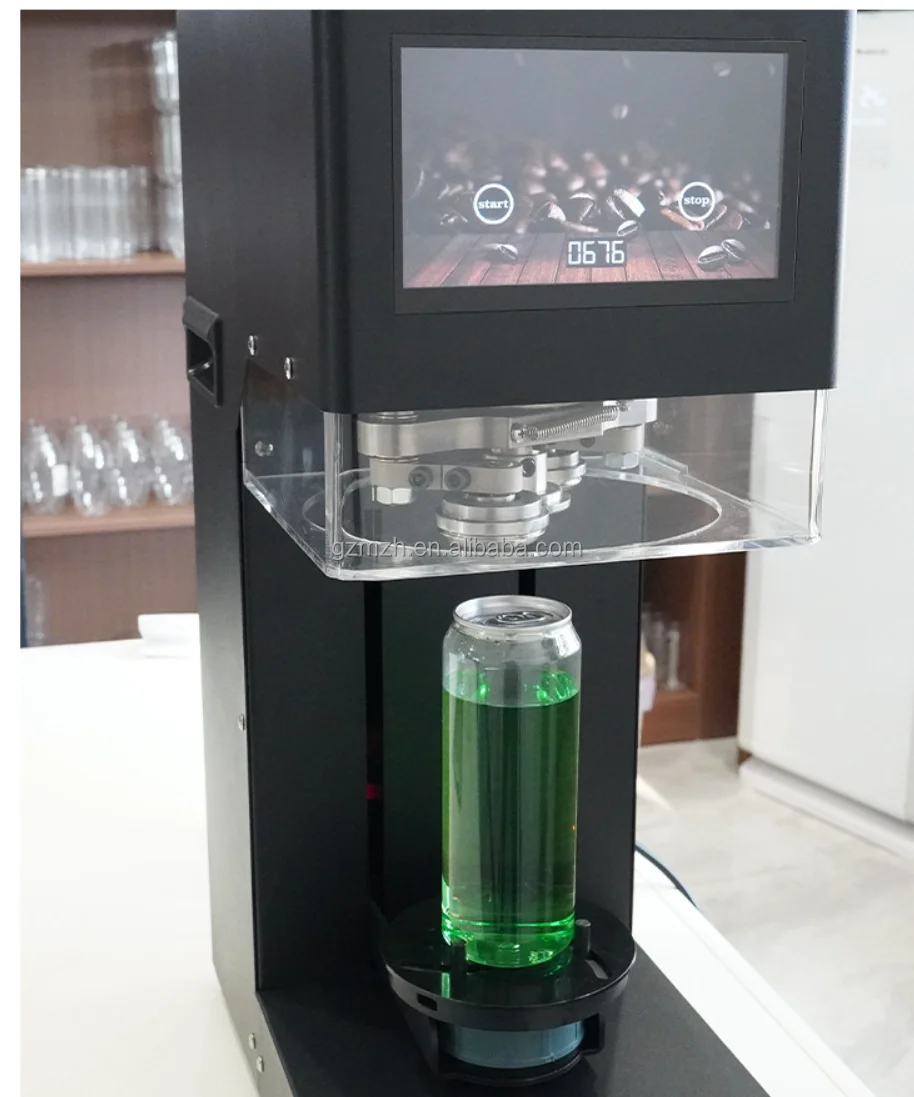 

MZH 3-in-1 Automatic Can Seamer Machine - Seals PET Bottles & Aluminum Cans For Beverage, Soda, Beer (3s/Can)