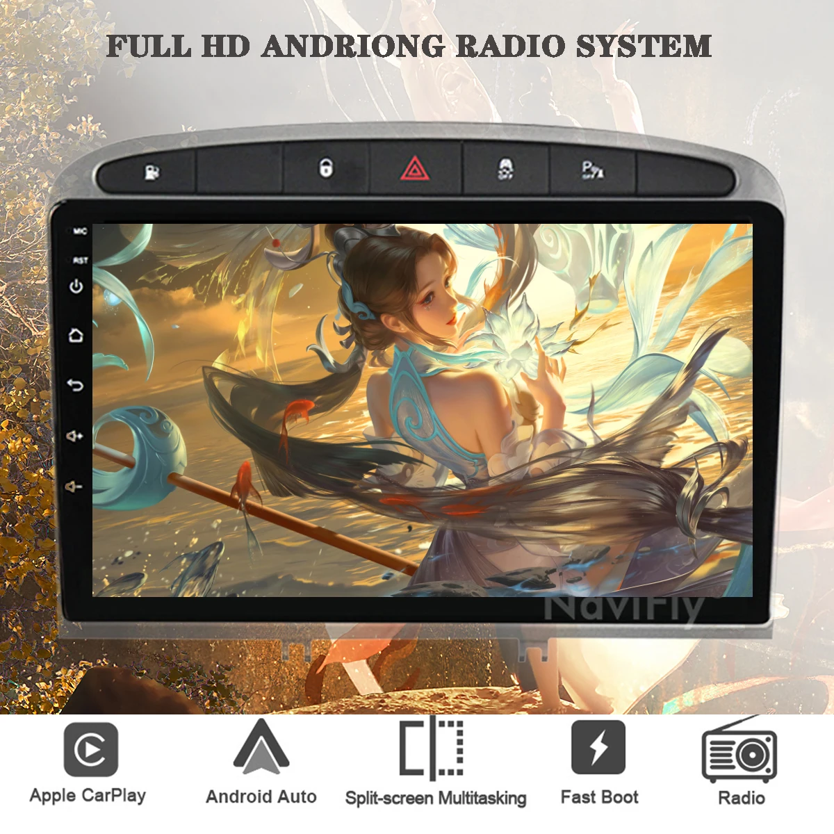 Car Autoradio Stereo Video Audio PC Tablet For Peugeot 308 308S 408 2012 2015 2020 Navi GPS Multimedia Player DVD Head Unit