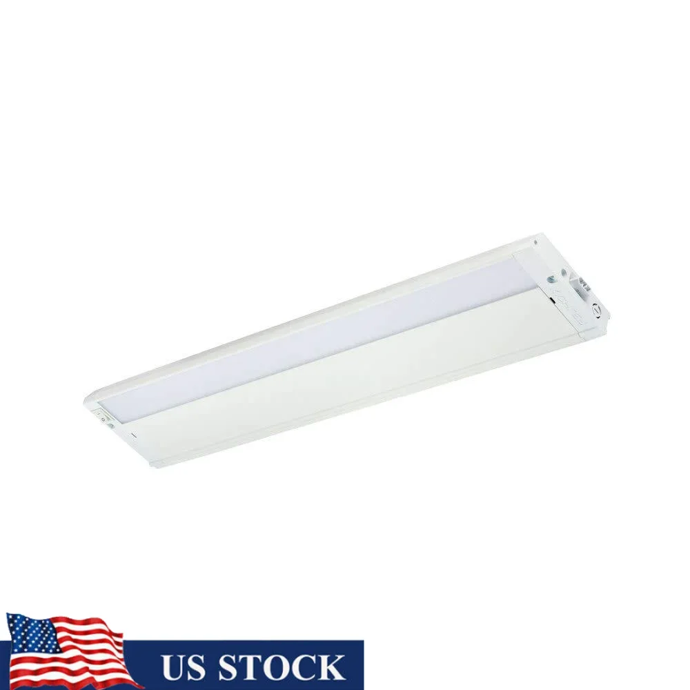 

22" LED Under Cabinet Light in White 3000K Retro Design Pure White Light CSA UL Listed Dry FCC Compliant High Efficacy LED Power