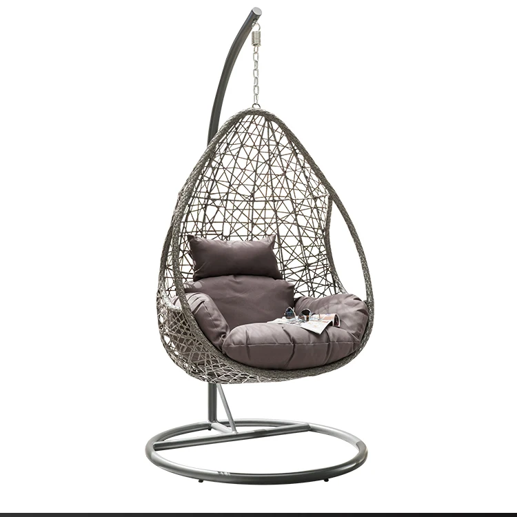 Best Quality Outdoor Swing Chair With Stand Chairs Rattan Furniture Egg Swing Hanging Chair