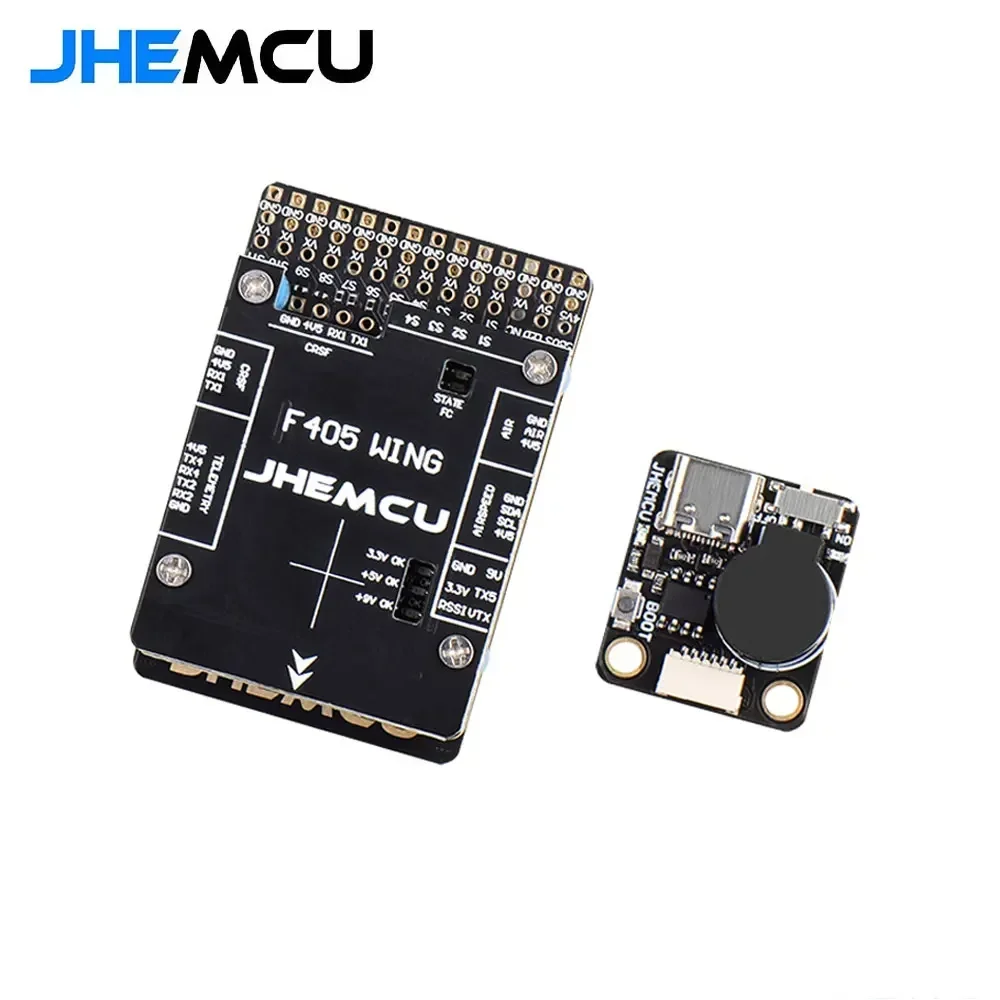 JHEMCU F405 Wing INAV Flight Controller Built-in Barometer Gyroscope OSD Blackbox BEC for RC Airplane Fixed-Wing
