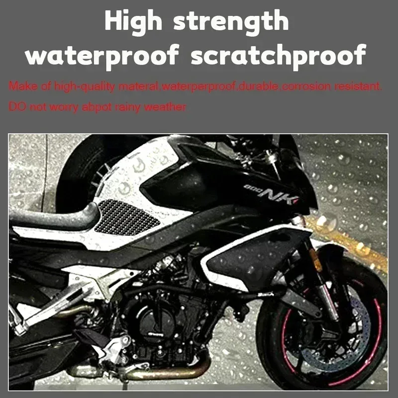 عدم الانزلاق خزان وقود دراجة نارية وسادة الركبة حامي CF 800 NK 800nk 800nk 2023 جديد