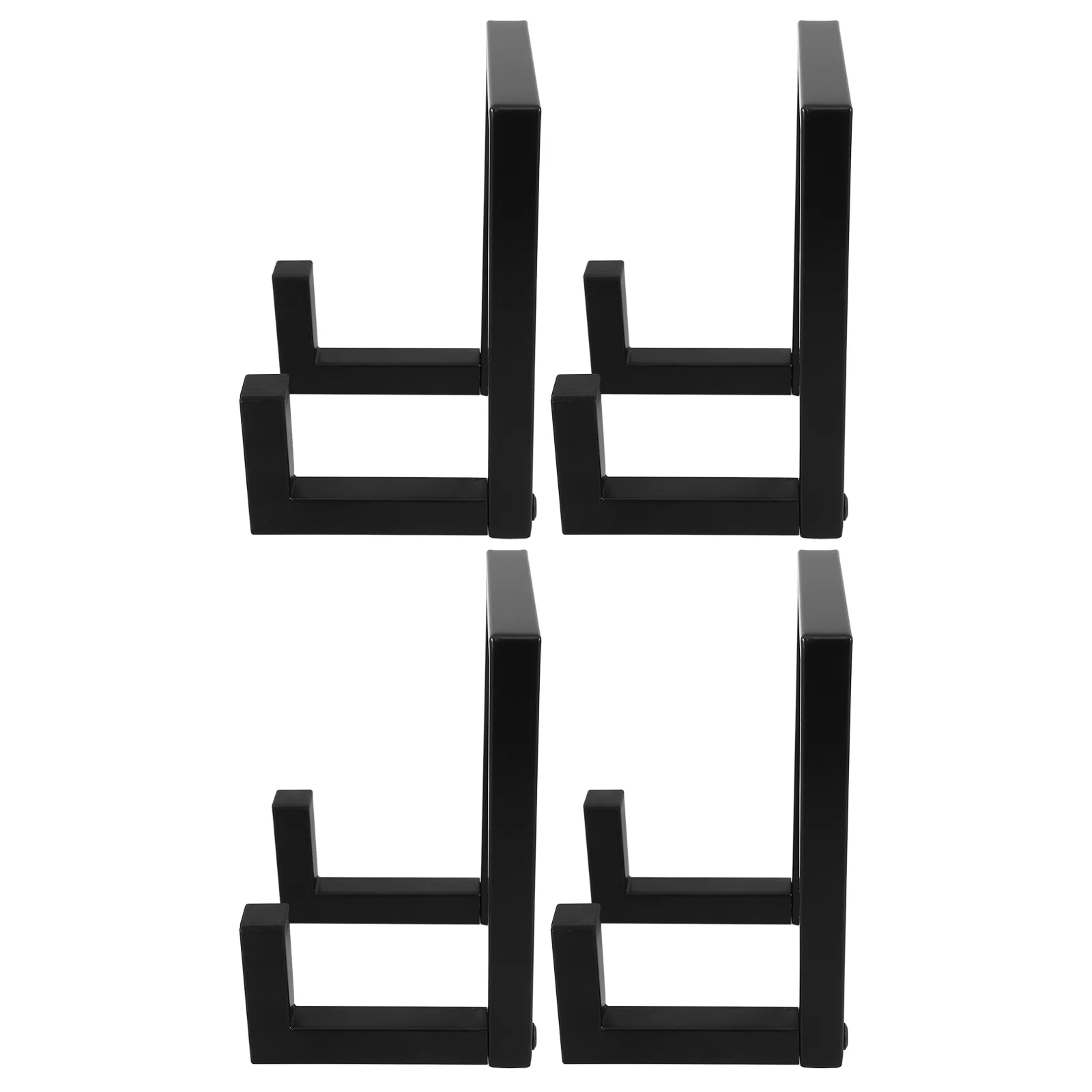 4 Pcs Easel Small Stand for Book Display Photo CD Pot Cover Easels Decorative Platter Record Storage Iron Plate Stands