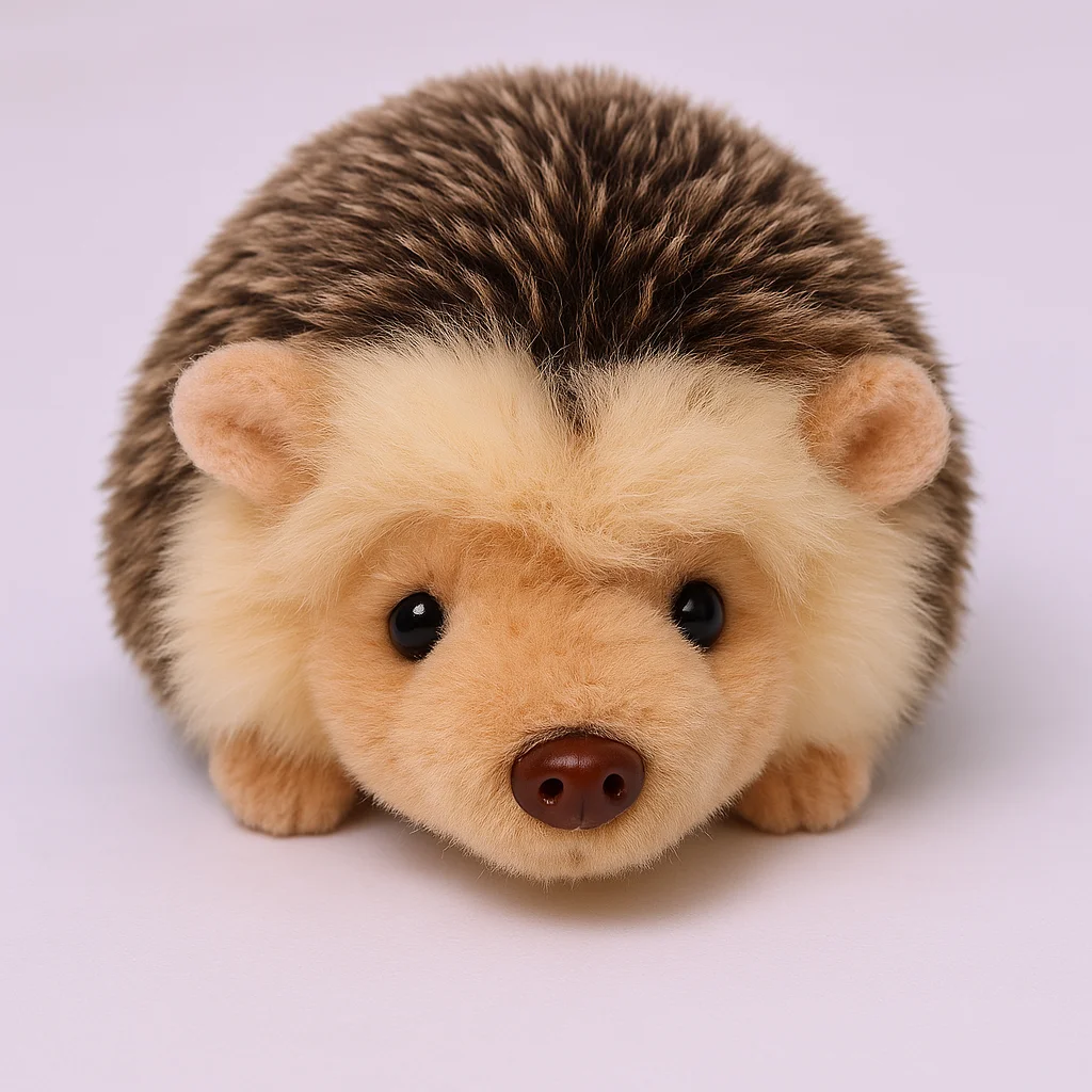 Lifelike Plush Hedgehog Doll 7.8 Inch Soft and Cute Simulation Hedgehog Animal Model Children's Gift Birthday Party Decoration