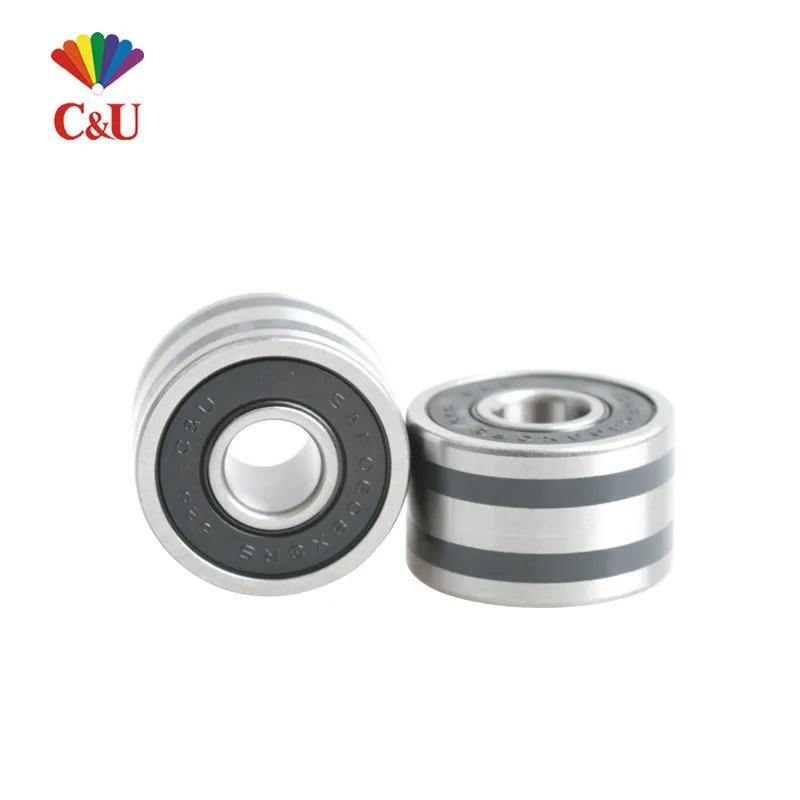 10pcs C&U high speed SAEC608X3-2RS Auto alternator bearing 8x23x14 mm Car dynamo Automotive motor bearings 8mm diameter 23mm