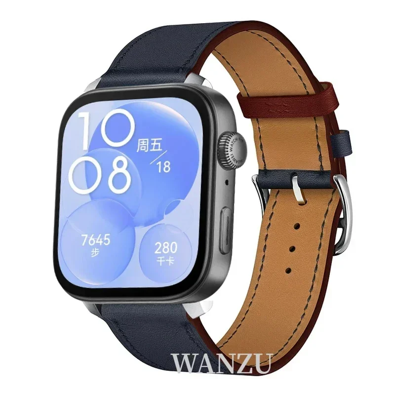 High Quality Leather Strap for Huawei Watch Fit 4 Pro Leisure Adjustable Replacement Bracelet Wristband For Huawei Watch Fit 3-4