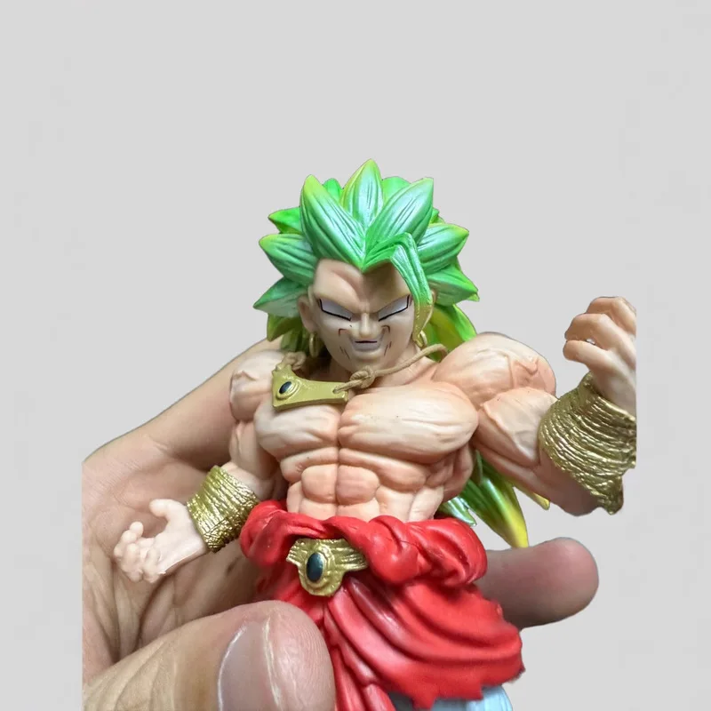 Seven Dragon Balls Q Edition anime handgemaakte decoratie LG Super Three Broley Q Edition staande animatie handgemaakte modelfiguur