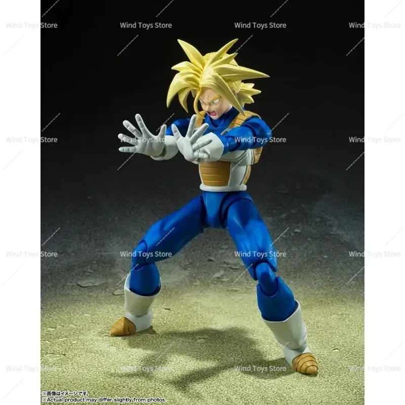 Bandai Original Dragon Ball Anime Figure SHF Torankusu dessin animé couleur figurine jouets pour enfants cadeau modèle à collectionner poupées