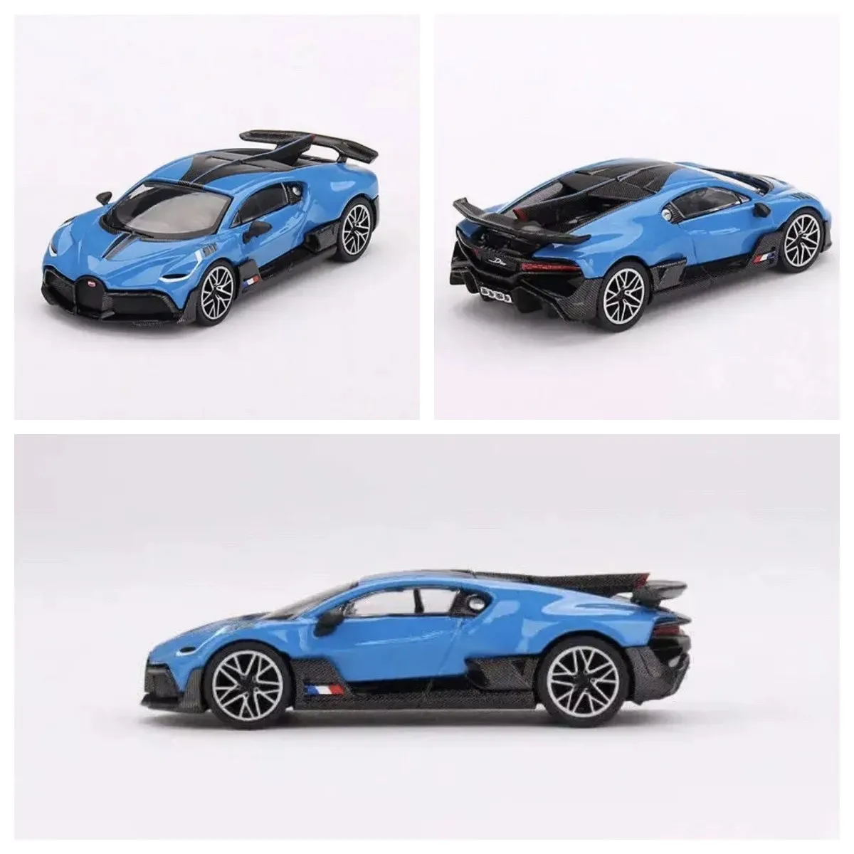 

1:64 DIVO BLU BUGATTI MINI GT 601 Diecast Model Car Collection Limited Edition Hobby Toys