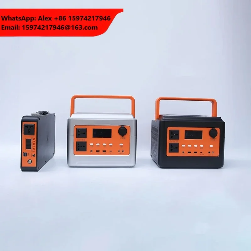 Camping Solar Portable Station Generator 500W/1000W/2000W MPPT LiFePO4 Battery Pure Sine Wave Household Solar Energy Storage