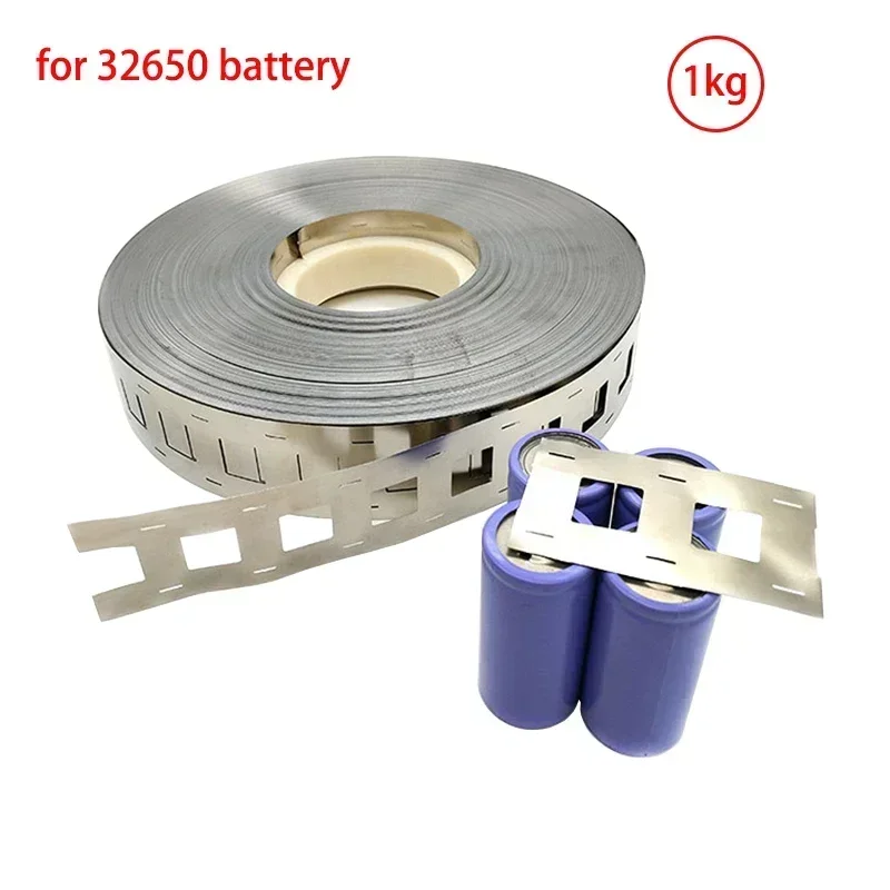 1kg 32650 Lithium Battery Spot Welding Nickel Strip 0.15 Thick 32700 Battery Welding Connection Piece Nickel-plated Steel Strip