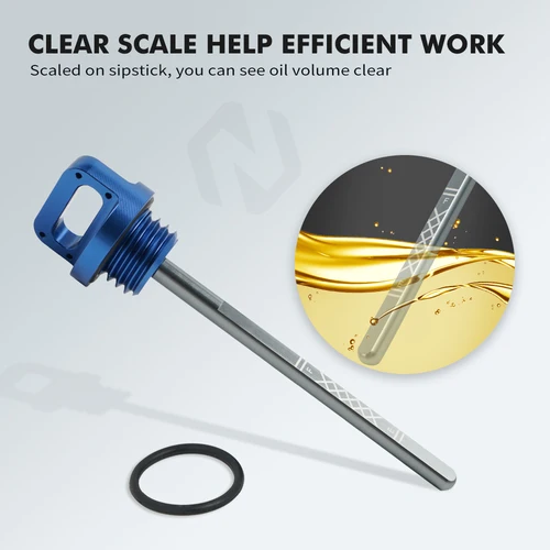 Imagen 2 del producto NICECNC ATV varilla de nivel de aceite para Yamaha Raptor 700 YFM700 YFM700R 2009-2019 Raptor 700R 660R YFM660R YFZ450 accesorios de repuesto