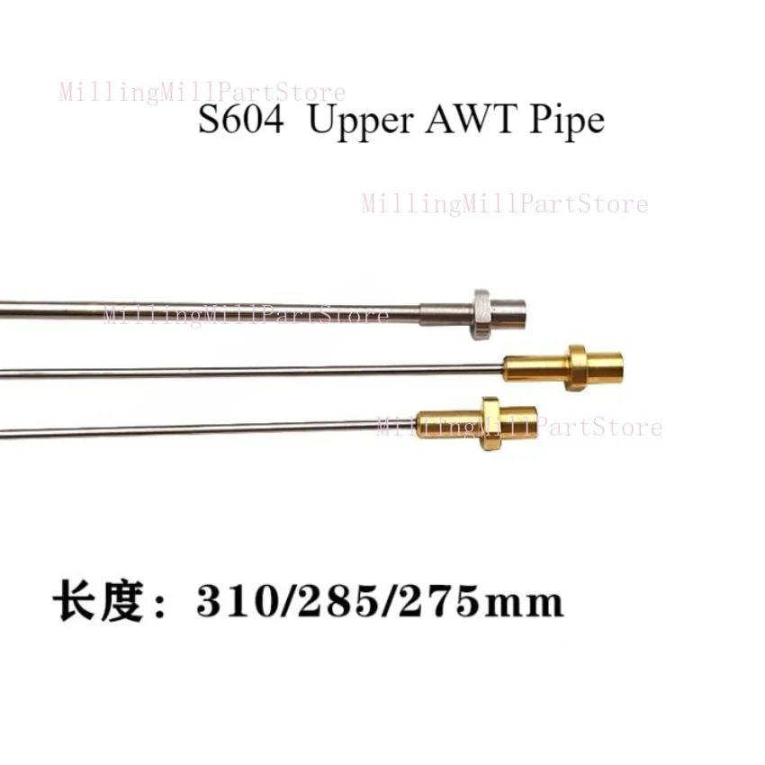 EDM Parts S604 3085967 3085966 Upper AWT Pipe OD2.0-ID0.7/1.0mm*L275/285/310mm for SODICK AQ Series Wire-cut EDM Machine