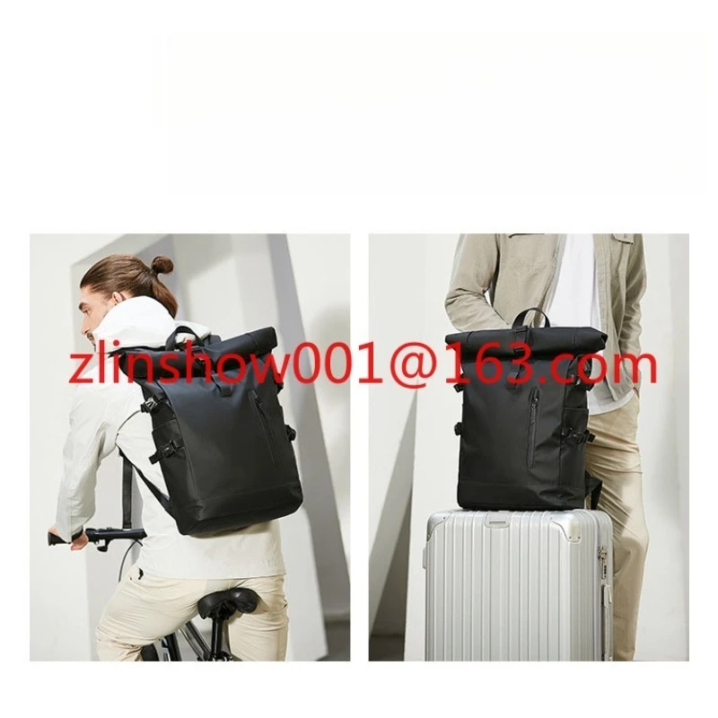 Large Capacity USB Backpack for Men Waterproof Casual School Bag Expandable PVC Material Lightweight Character for Sports Travel