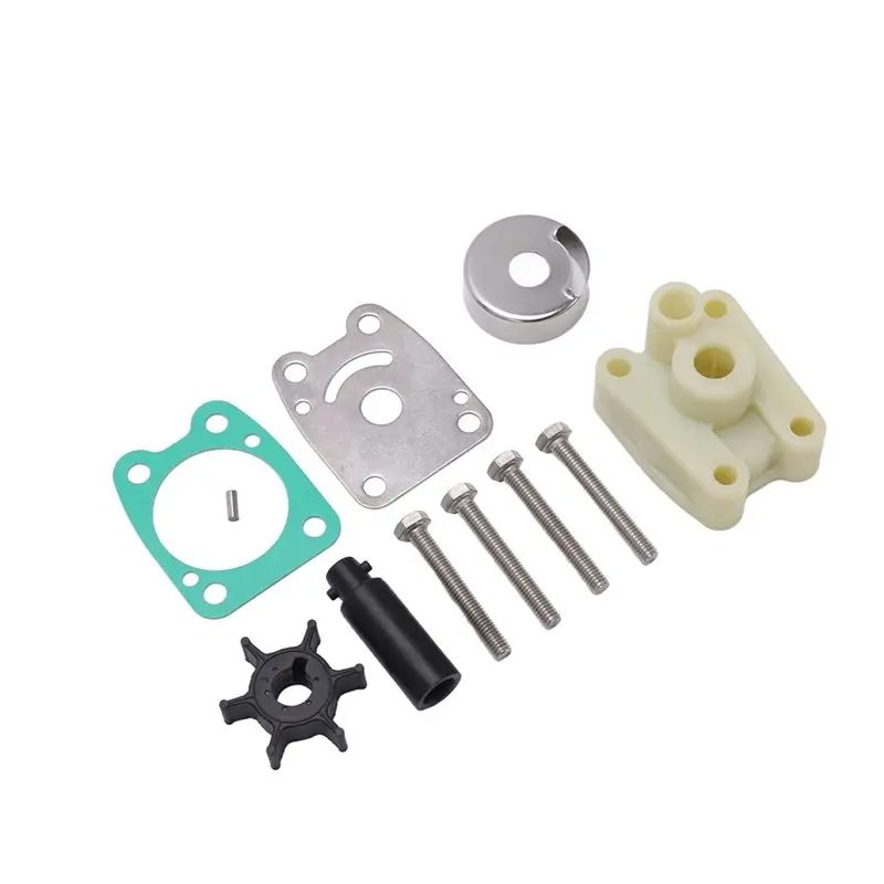 For 2-Stroke 4-HP 5-Horsepower Boat Engine Replacement Parts Water Pump Impeller Repair Kit 6E0-W0078-A2-00