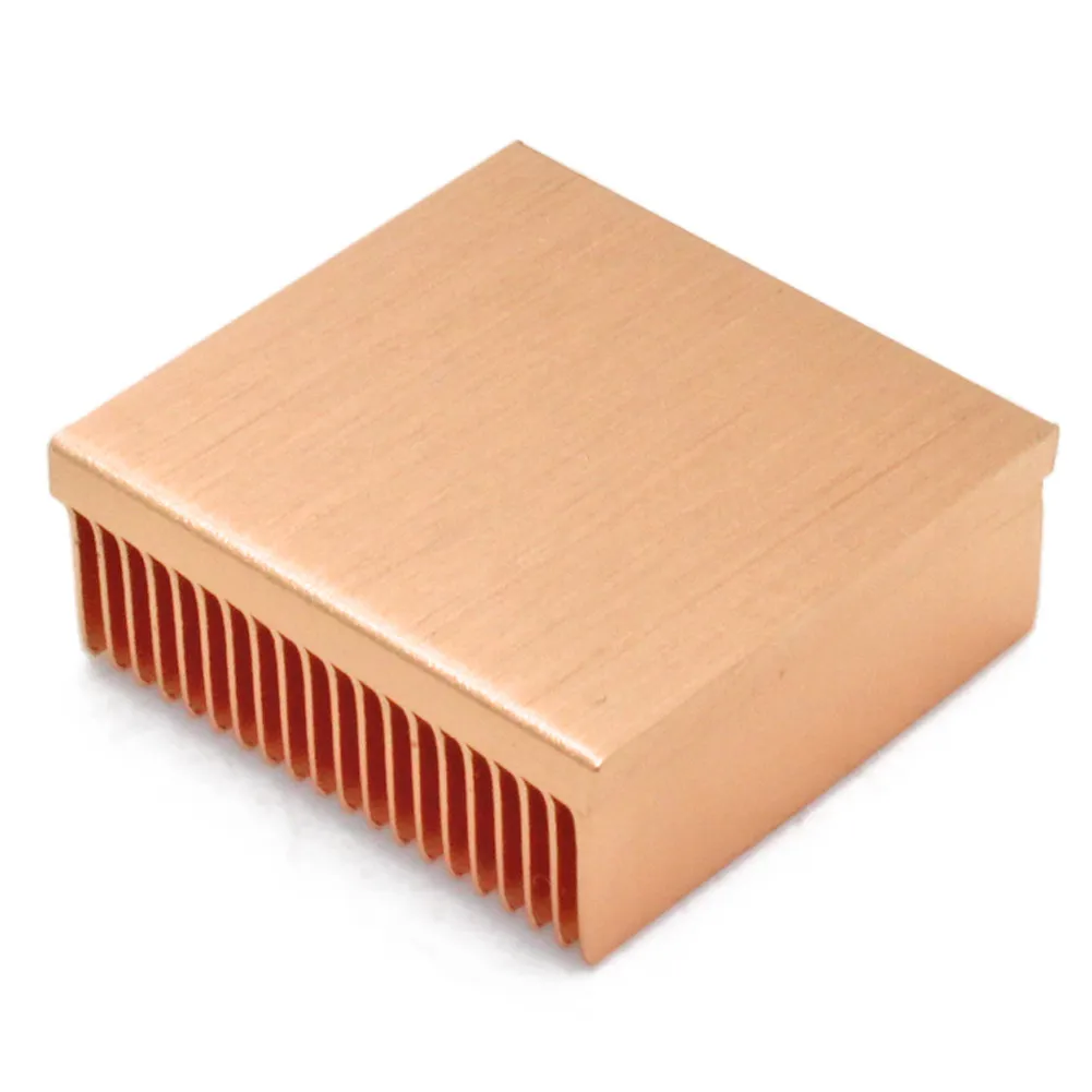 30x30x11mm Zuiver Koper Heatsink Koellichaam Radiator Koeler voor Elektronische Chip MOS IC 3D printer Cooling