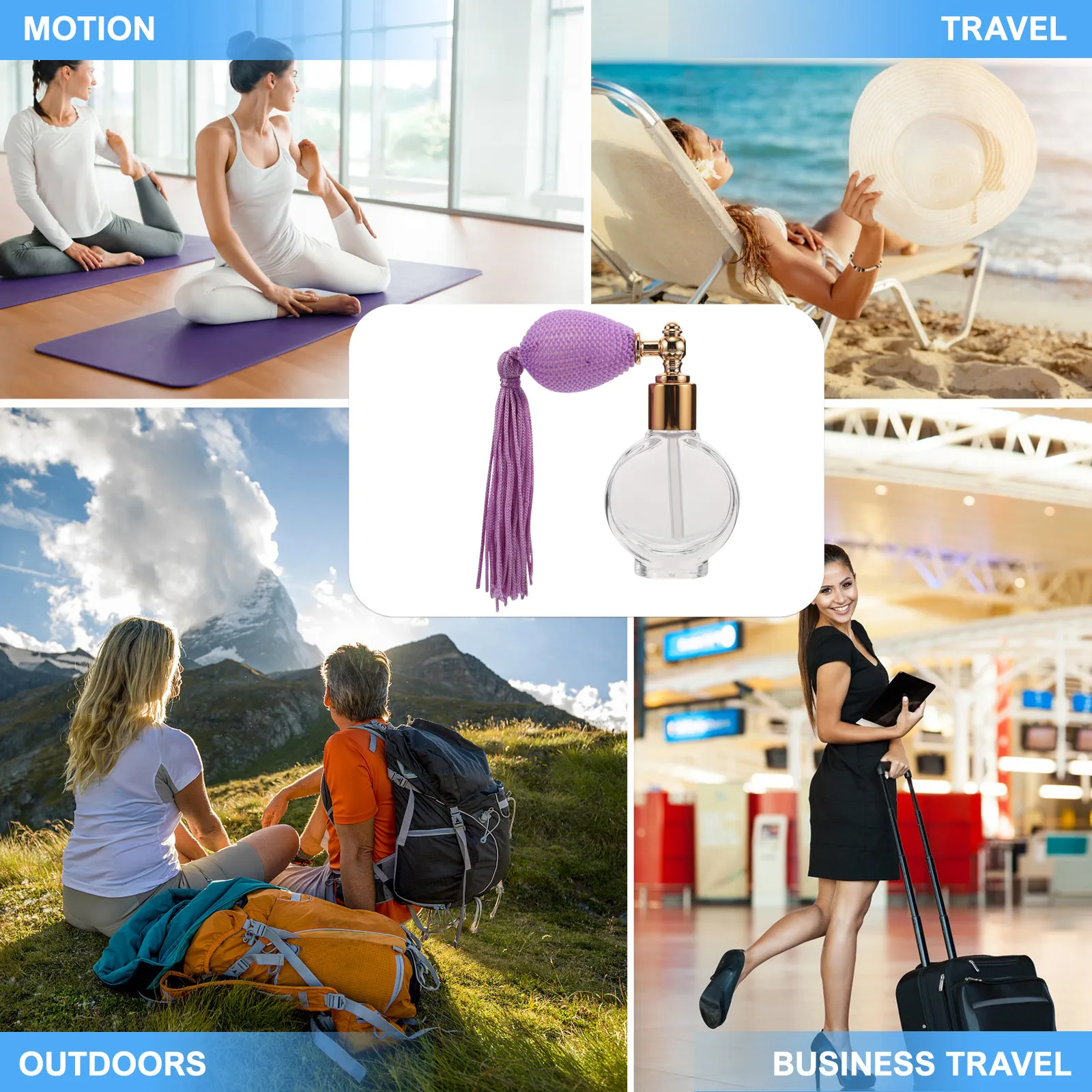 Compact Refillable Glass Perfu - Perfume Fragrance Powder review and price