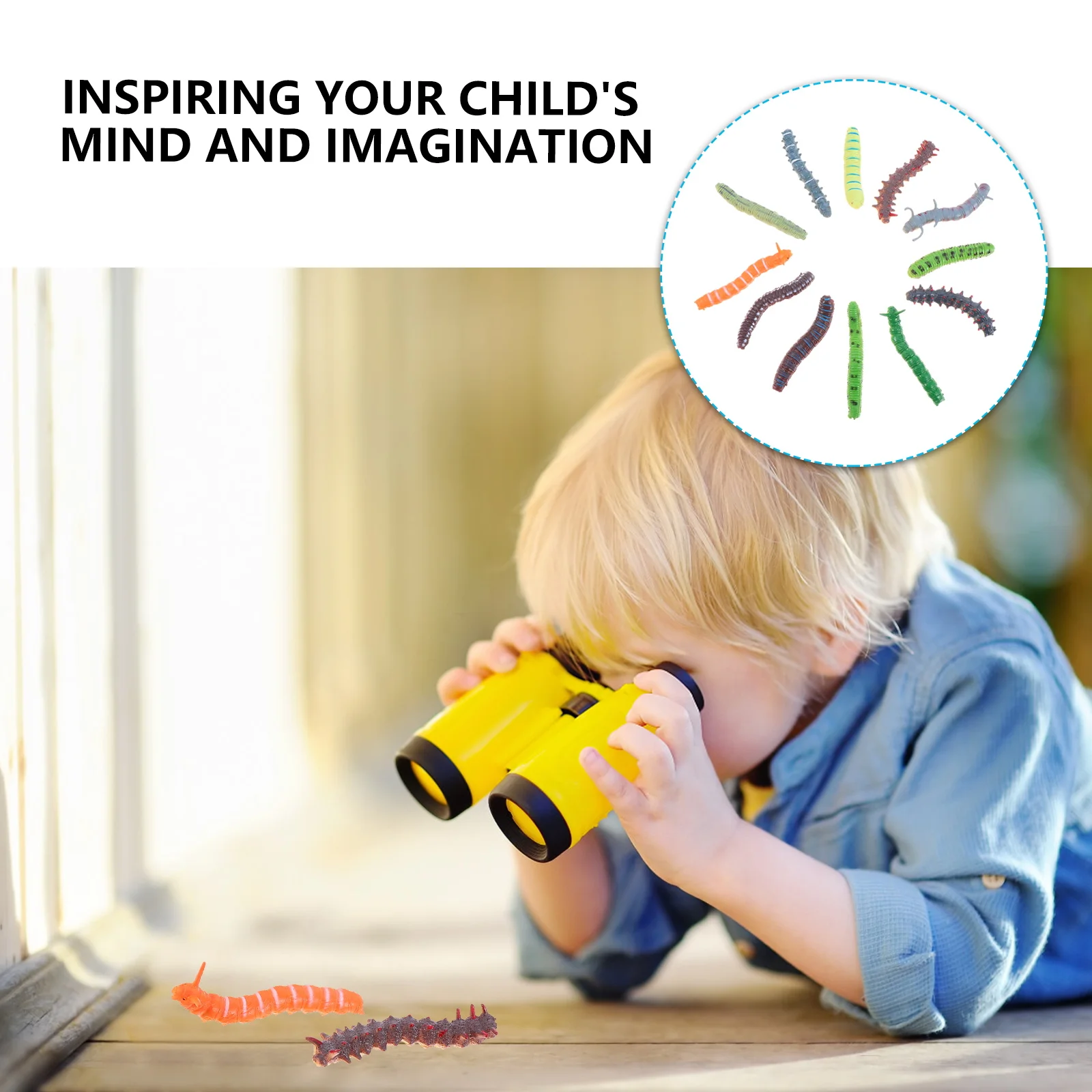 

Набор из 12 ультрареалистичных имитаций гусениц для розыгрышей и приключений на Хэллоуин