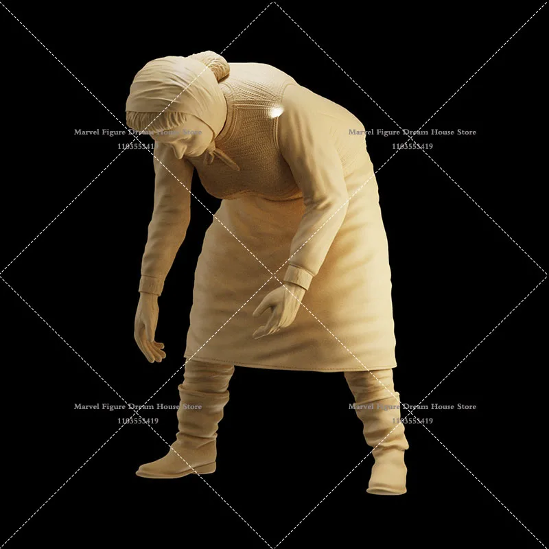 1/64 1/43 1/35 دمية مشهد مصغر نموذج أبيض غير معقولة متعددة المزارعين الذين يعملون في الميدان دعامة صغيرة شخصية عمل الذكور