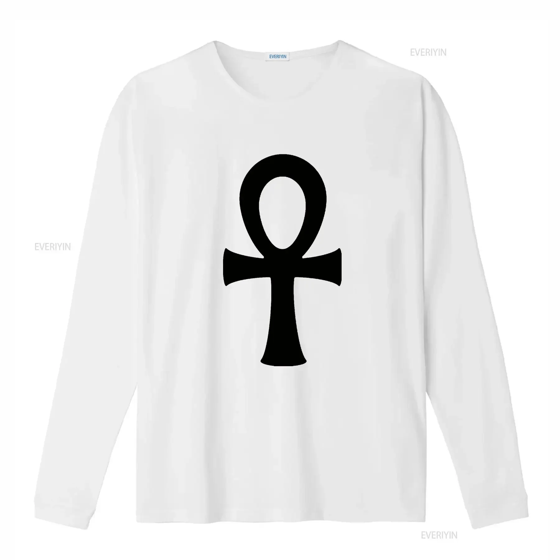 Womens Ankh White T Shirt 100 Cotton X Large vintage Washed Unisex Slightly Stylish Comfortable graphic streetwear Breathable