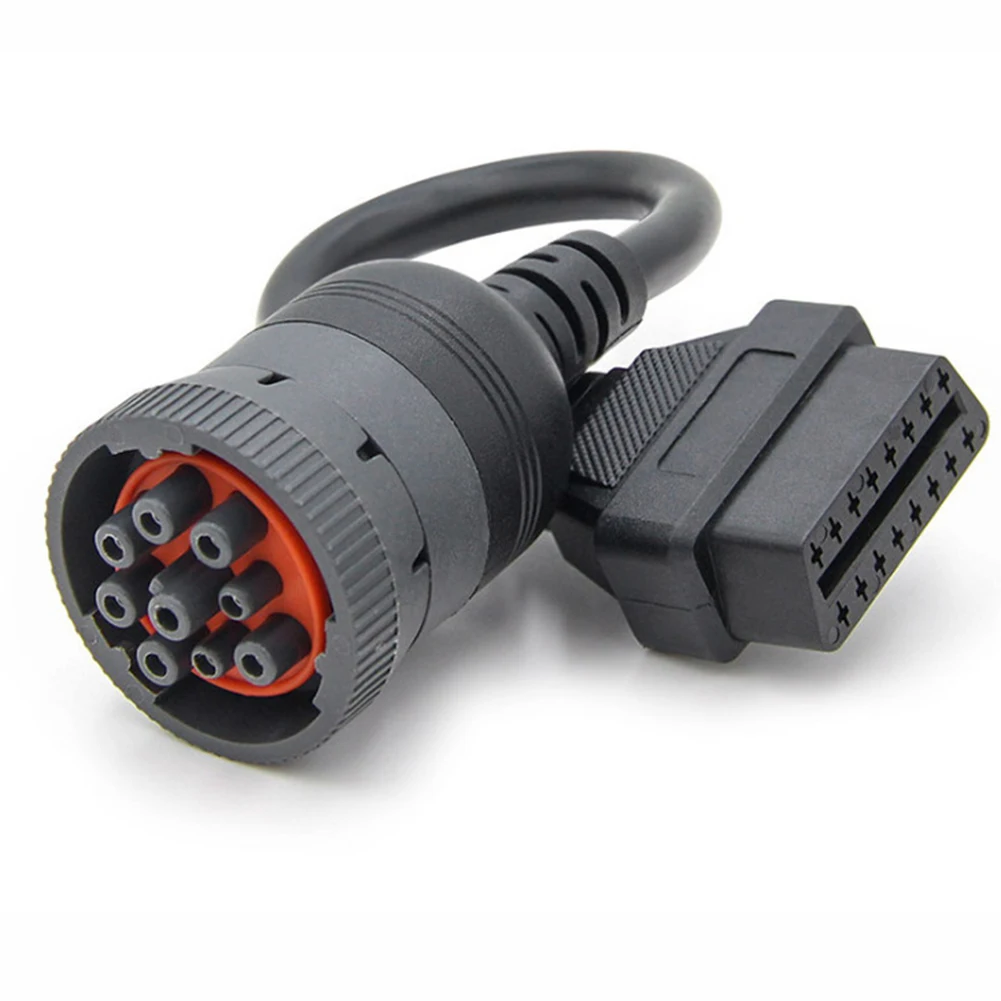 

Diesel Diagnostic Tool OBD2 Connector Compatible With OBD2 Easy Installation Non-deformation Design Quick Usage