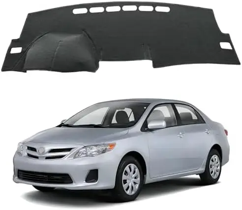 

Dash Cover for Corolla 2007-2013 | Gray Custom Fit Dashboard Mat & Protective Accessory
