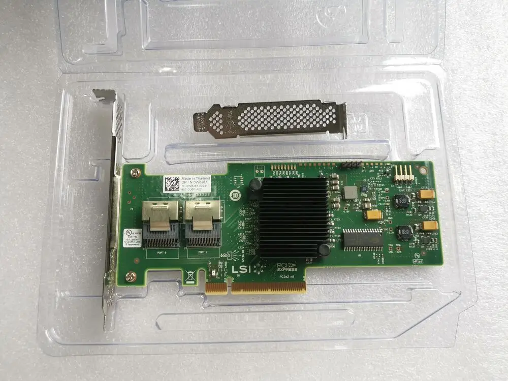 

LSI SAS 9210-8i 8-port 6Gb/s PCIe HBA RAID SATA Controller card= 9211-8I 9220-8I
