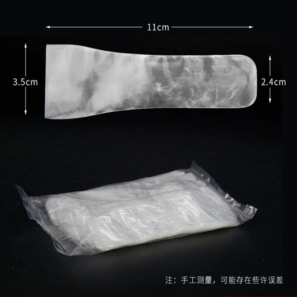 300Pcs Dental panoramic machine protective cover disposable film bite mold plastic isolation cover oral material sheath 2.5x11cm