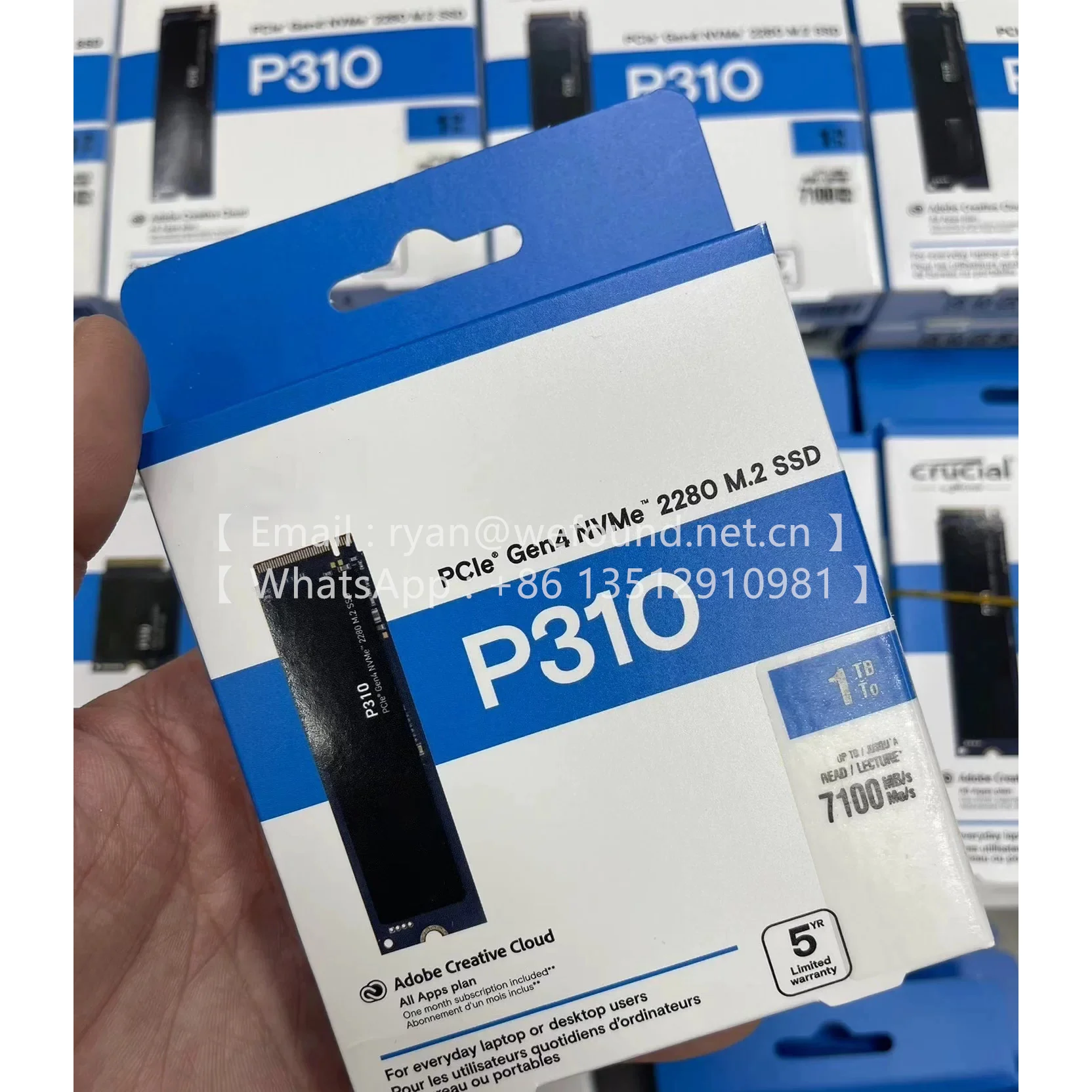 P310 500GB 1TB 2TB PCIe Gen4 NVMe 2280 M.2 SSD