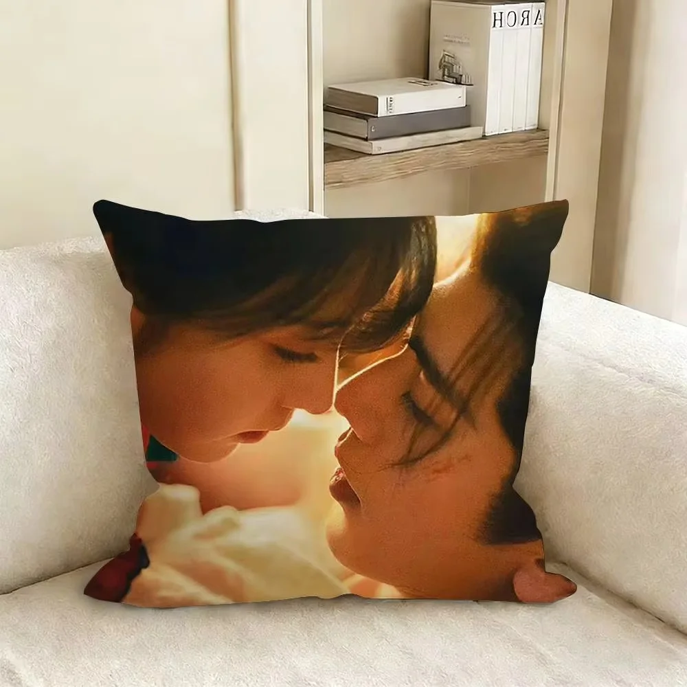 1pc Zhang Linghe Fan Merch Decorative Cushion Cover, 2D Print Polyester Pillow Case for Sofa Bed Car Office Home Decoration