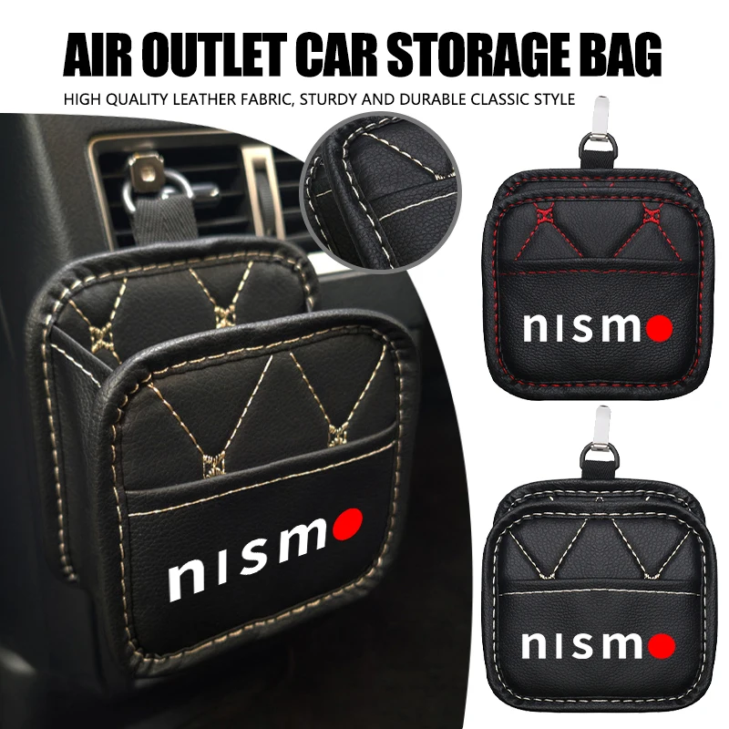 Caja de almacenamiento para salida de aire, organizador de gafas y teléfono, accesorios para Nissan Altima Juke Murano Pathfinder Rogue Sentra
