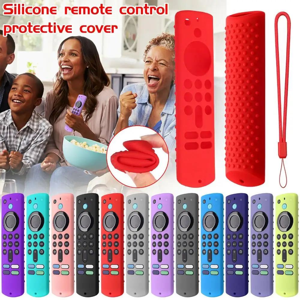 1Pc Replacement Cover Remote Control Silicone Protective Case For Amazon Fire TV Stick (3rd Gen) Shockproof Remote Control