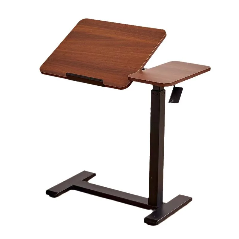 

Pneumatic hydraulic lifting table can be turned over Computer table Standing table Floor mobile lifting