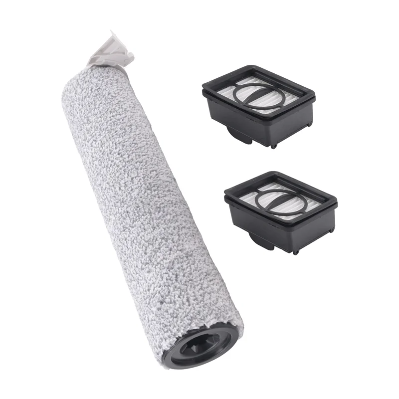 ABKR-For Xiaomi Truclean W20 / 2C / 4C / 2 Lite Roller Brush And Filter Replacement Robot Vacuum
