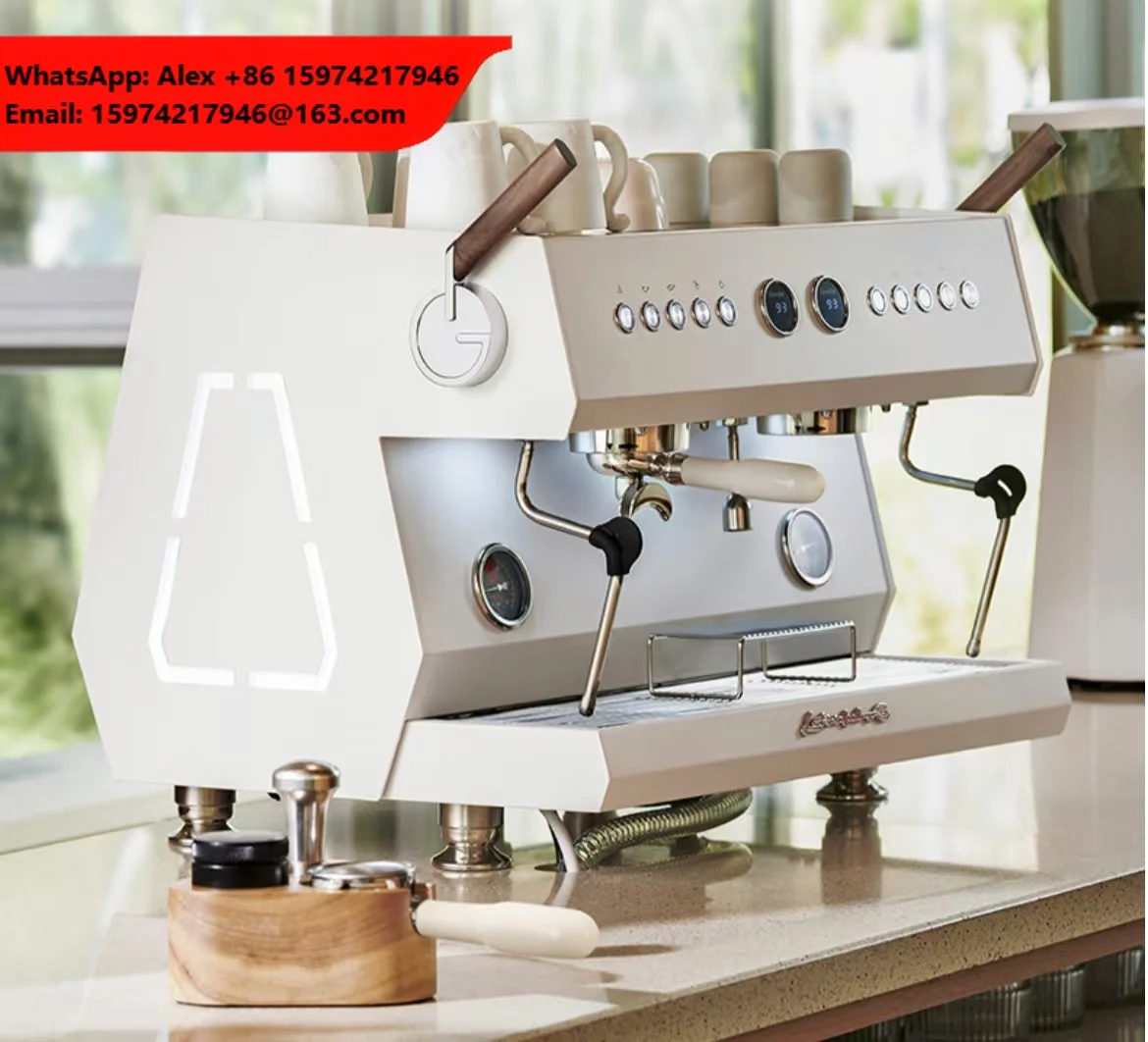 Smart Semi-Automatic Portable Electric 2 Groups Commercial Espresso Machine Professional Express Coffee Maker