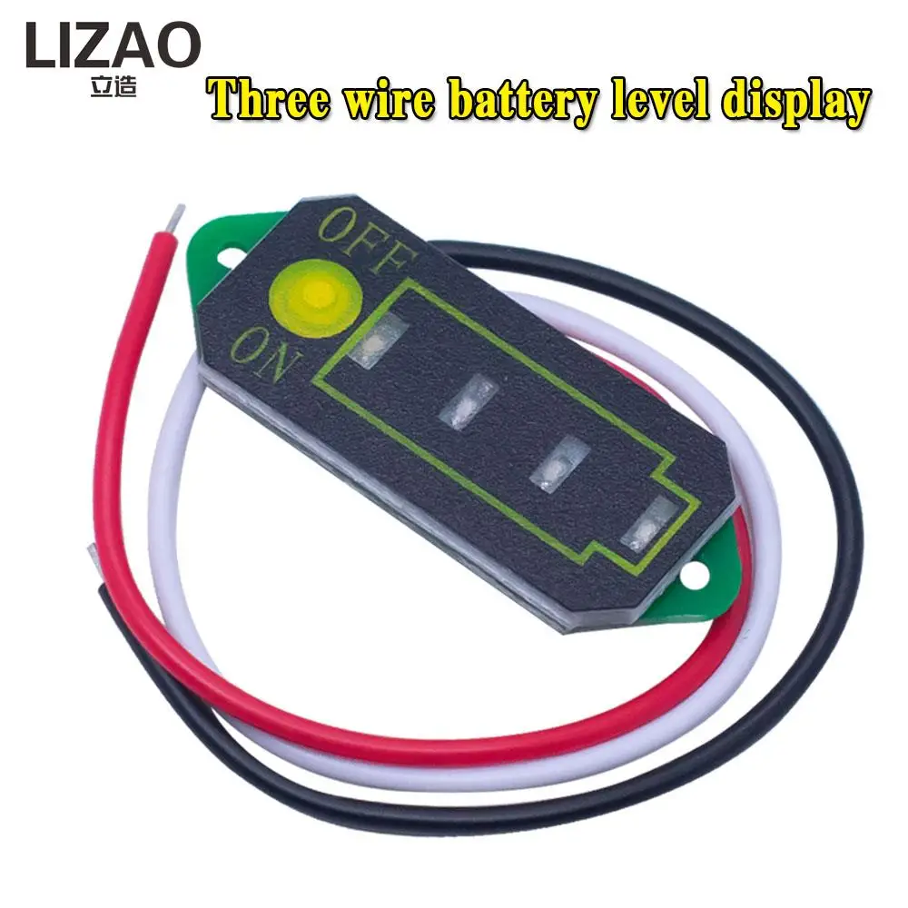 1S 2S 3S 4S 6S 7S 13S 16S Lithium Battery Power Display Charging Indicator Flashing Li-ion Lifepo4 lead-acid BMS