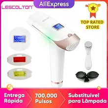 Lescolton-depilador a laser 2in 1, depilador ipl, máquina de depilação, tela LCD, máquina de depilação permanente t009i
