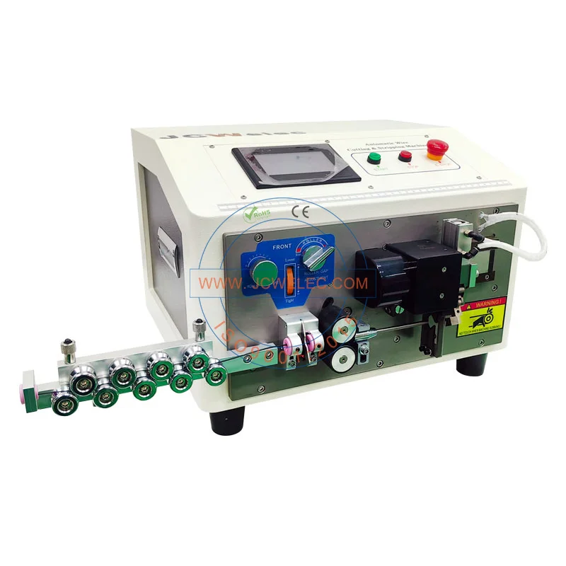 

JCW-CS03D Короткая машина для резки и зачистки проводов, длина 27 мм, автоматическая электрическая машина для зачистки медного кабеля