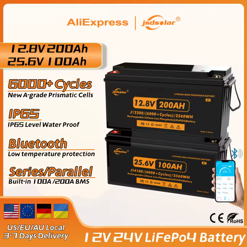 2025 jsdsolar LiFePO4 Battery Bl