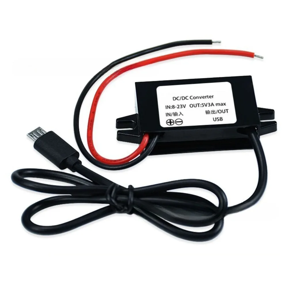 12V to 5V DC-DC Buck Converter 3A Output Wide Input Voltage Step Down Converter Multi-purpose Power Supply Adapter Electronics